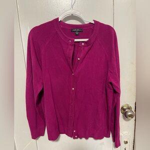 XL Designers Originals Vibrant Fuchsia Cardigan